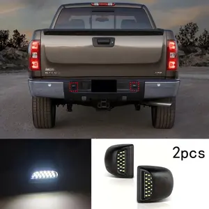 💡🚗 2PCS LED License Plate Light | Fits Chevrolet Silverado/Suburban/Tahoe GMC Sierra/Yukon XL ✅ High-Intensity LED + FCC Certified ✅ Durable Material + 12V Energy-Saving ✅ Easy Plug & Play | Night Plate Clarity + Safety Upgrade! Car Led Lights