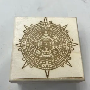 Earring Jewelry Box with Intricate Aztec Design for Organizing Your Accessories/ request your image! On jewelry box