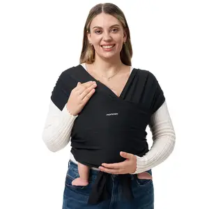 #Summervibes Momcozy Baby Wrap Carrier Slings, Easy to Wear, for Babies Girl and Boy, Adjustable Baby Carriers for Newborn up to 8-35 lbs Portable Mother Mom Gift Convenient Travel Gifts wild bird baby carriers Ergonomic Baby carrier