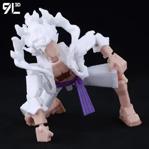 9L 3D OnePiece Figure Lucky13 Dummy13 Luffy Gear 5 Sun God Nika Luffy Figurine Action Figures Statue Collection Model Doll Gifts