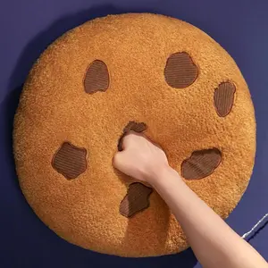 10-45cm New Cookie Plush Toy Soft Chocolate Cookies Biscuit Stuffed Pillow Simulation Cookie Cushion Room Decor Girlfriend Gift