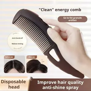 Dandruff Comb Energy Massage Comb Hair Dressing Comb Healthier Scalp and Better Hair Quality Removal of Dandruff and Dirt for Women Men