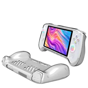 Summervibes Protective Case for Anbernic RG557 - TPU Game Console Cover with Ergonomic Grip, Anti-Collision, Non-Slip, Cooling Design, Scratch-Resistant & Durable Rubber TPU Protection
