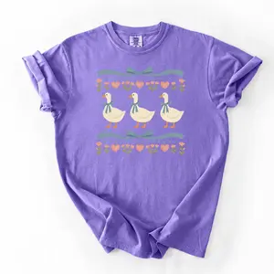 Vintage 80s Goose Shirt, Funny Blue Ribbon Silly Goose Tee, Retro Goose Comfort Colors Tshirt - TrendWear USA