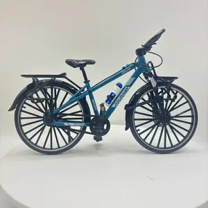Desktop Stress Relief Toy! Realistic Mini Road Bike Model, Perfect Gift for Young Adults, Cycling Enthusiasts, Desk Decor Item