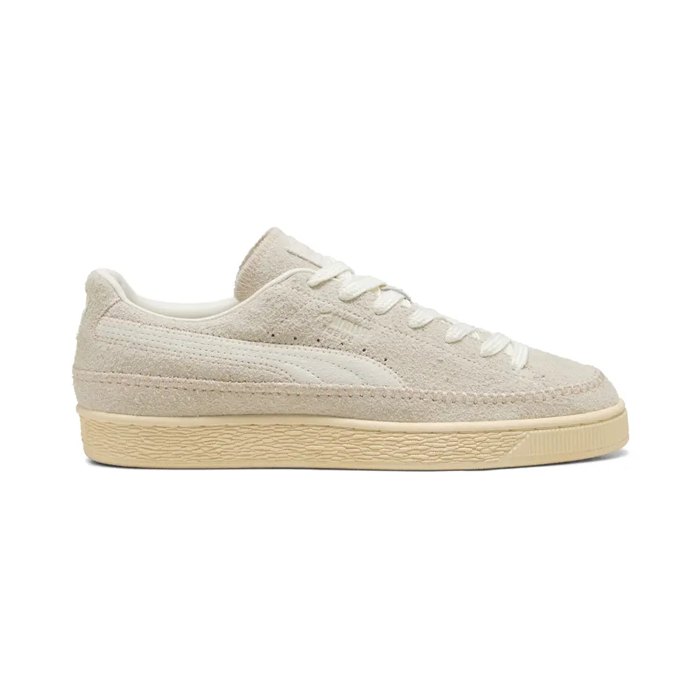 PUMA Mens Suede Moccasin Lace Up Sneakers Shoes Casual - Off White