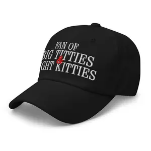 RIVEMUG NX Fan of Big Titt*es And Tight Kitties Embroidered Curved Bill Cap Relaxed Fit Low Crown Adjustable Hat for Men and Women
