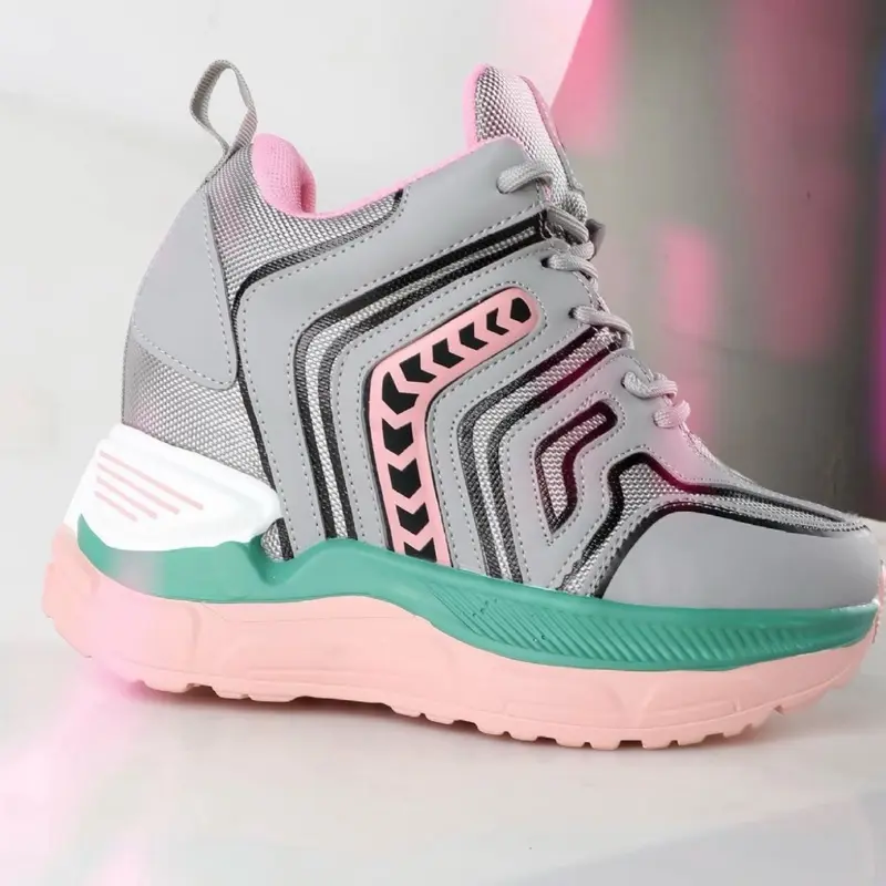 Anthony Wang Gray Raisins Sneaker Wedge