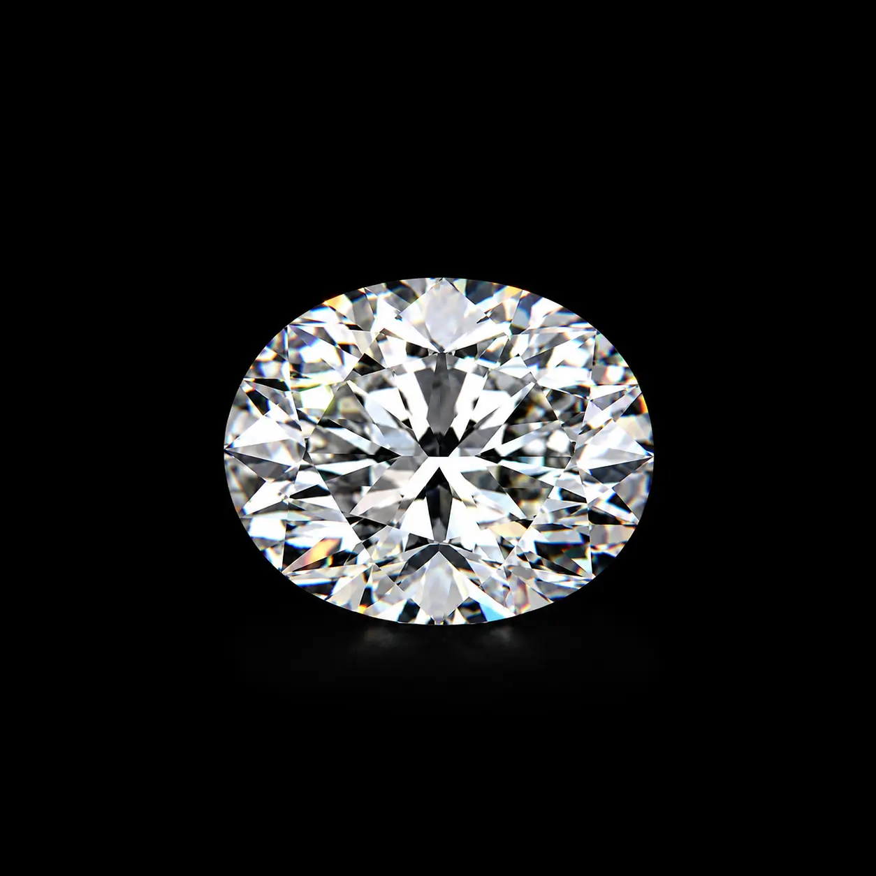 Limited-Time Flash Sale | 2-Carat Oval Loose Moissanite D-Color, VVS Clarity