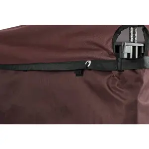 Dog Kennel Sunshade, All Weather Side Panel, Fits 4x4x4.5-FT Kennel, Burgundy
