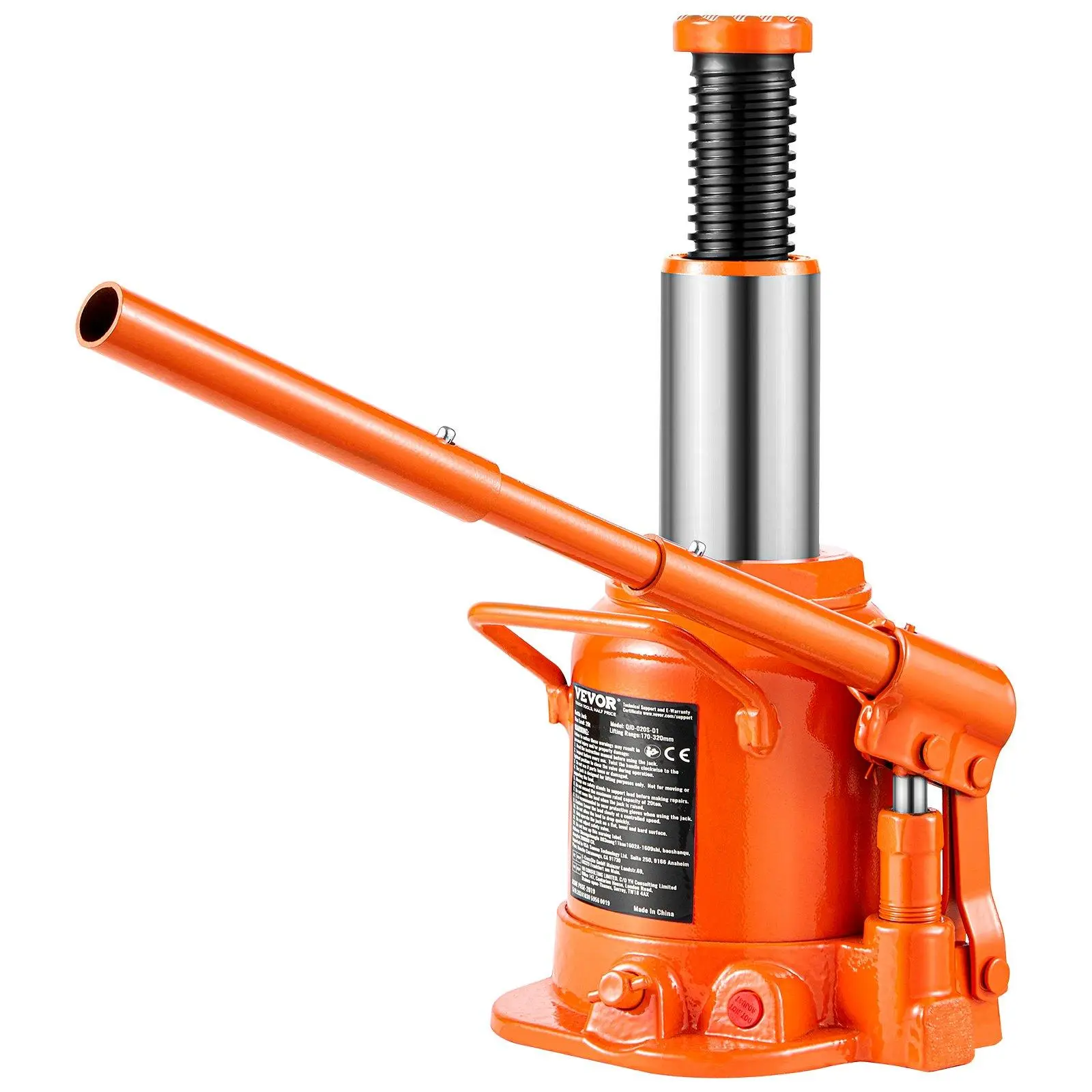 【Summerfinds】Hydraulic Bottle Jack 20 Ton Manual High Lift Automotive Car Repair Shop 【Summerfinds】Hydraulic Bottle Jack 20 Ton Manual High Lift Automotive Car Repair Shop