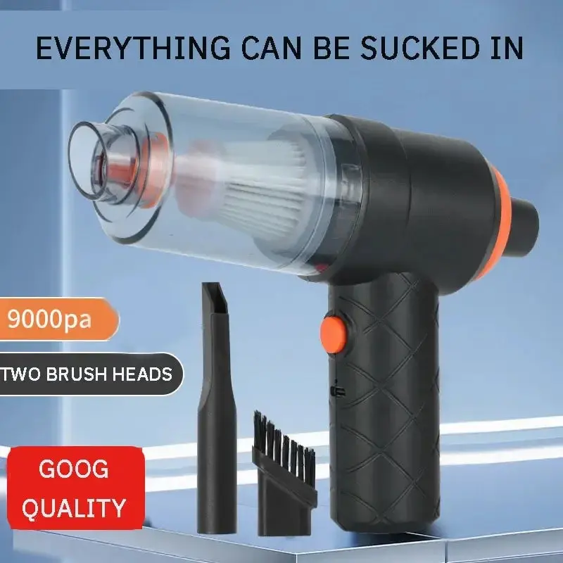 Portable Car Vacuum Cleaner – High-Power, Wireless, Compact-9000Pa