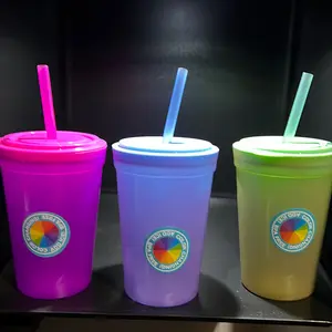 Color Changing Plastic Sippy Cups
