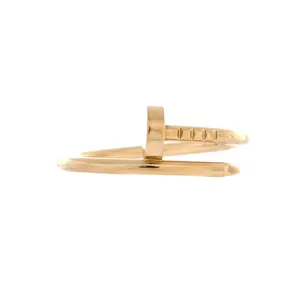 Pre-owned Cartier Juste un Clou Ring 18K Yellow Gold Small by Rebag