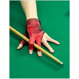 Professional billiard gloves, light and breathable three-finger open-finger gloves, snooker billiard non-slip gloves for competitions