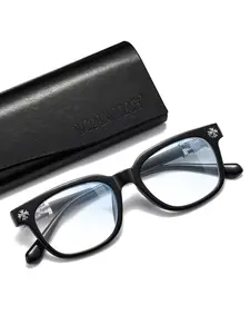VIOLA MAG New square glasses, unisex, fashionable light luxury elegant artistic style business handsome eyeglass frames, multiple styles available, branded packaging makes it a gift for him, suitable for daily wear, photography, and decoration.