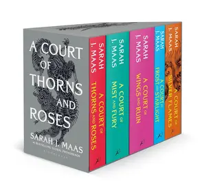 A Court of Thorns and Roses Paperback Box Set (5 books) Paperback – November 1, 2022 (( NOTE A BOX SET READ NOTE IN DESCRIPTION BEFORE PLACING ORDER))