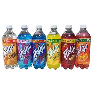 Faygo Variety 9.7 pounds, 6 Pack (1 Cotton Candy, 1 Blue Raspberry, 1 Red Pop, 1 Vanilla Cream, 1 Pineapple, 1 Peach)
