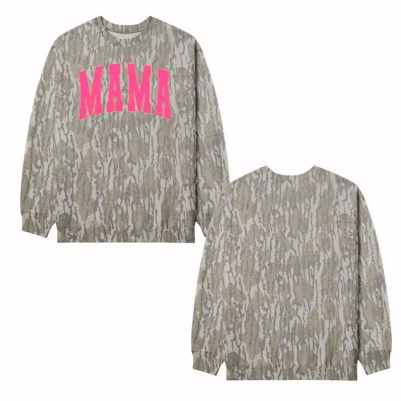 Pink Mama Wash Out Turkey Track Tee Bottomland Sweatshirt, Hoodie, Hunting Camo Hooded Sweater, Gift for Men, Gift for Her