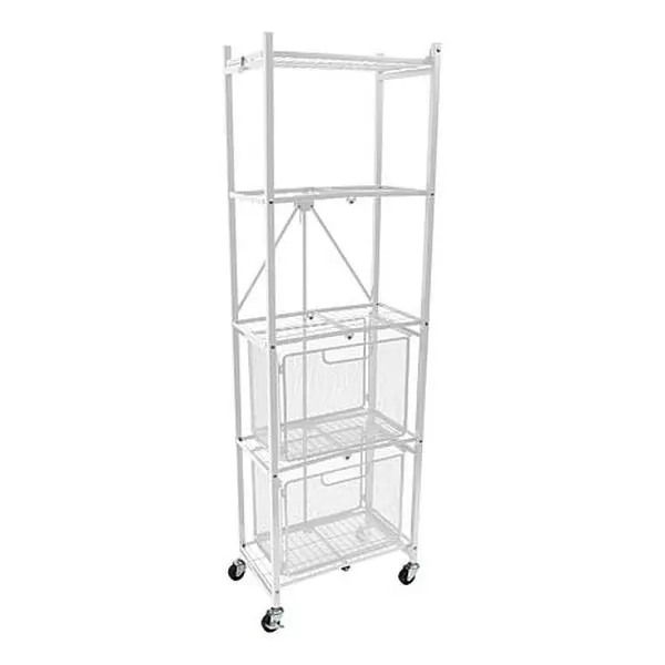Origami Slim Pantry Rack with Drawers