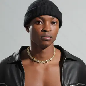 Butterfly Diamond Cuban Chain Fashionable Luxury Necklace Sweater