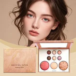 The Best of the Best Baked Face Palette Eyeshadow Makeup Cosmetic shimmer sparkle cooltone one compact