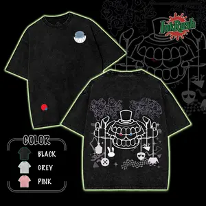 "The Final Act" T-Shirt The Amazing Digital Circus Double Printed Lightweight Acid Washed Tee TV Show Graphic Top Shortsleeve Cotton Gift TShirt, Gift T-Shirt For Movie Lover tees good
