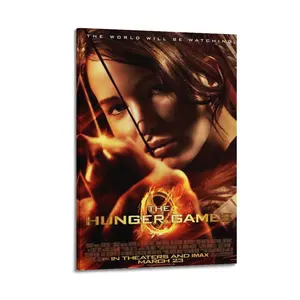 The Hunger Games Poster for Bedroom Aesthetic Canvas Wall Art Living Room Posters Painting Picture Print Modern Family Decor Artist Bathroom Poster