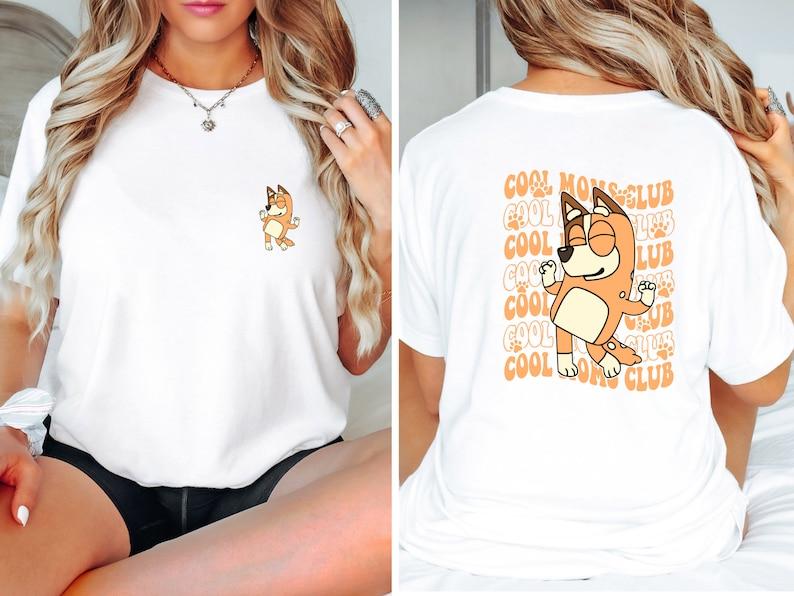 Blueyy Cool Mom Club T-Shirt, Blueyy Cool Aunt Shirt Blueyy Auntie Shirt, Blueyy Auntie Gift, Blueyy Trixie Sweatshirt, V Neck shirt, Aunt Trixie Cool Club Shirt, Blueyy Family Shirt