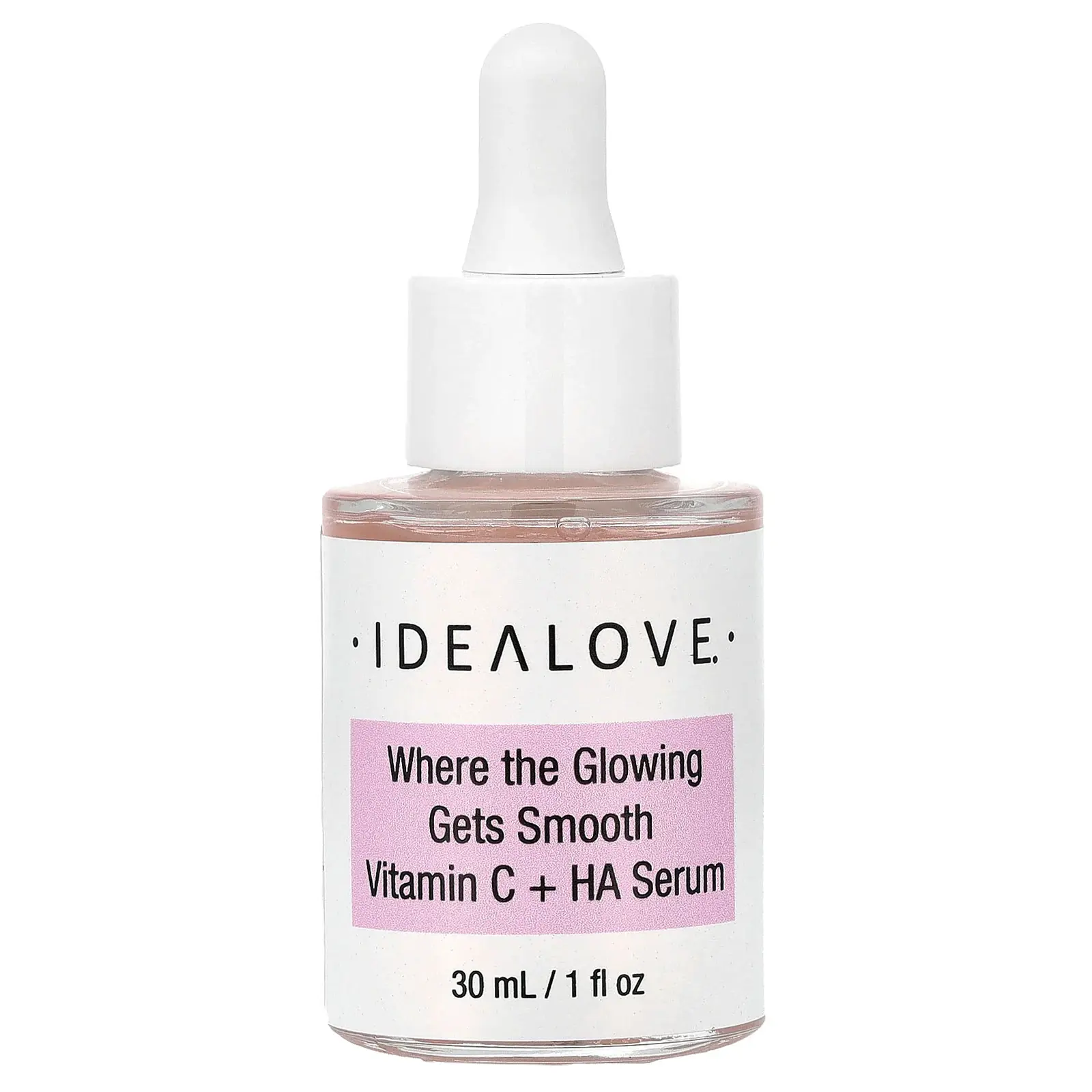 Idealove Where the Glowing Gets Smooth, Vitamin C + HA Serum, 1 fl oz (30 ml)
