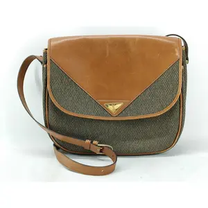 Pre-owned Yves Saint Laurent canvas Shoulder Bags YSL Coated Flap Shoulder Bag (2260002872458)