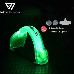 Wrels Night Running Arm Band Light, LED Flashing Warning Light, Sports Wristband Lamp, Glowing Safety Light for Runners