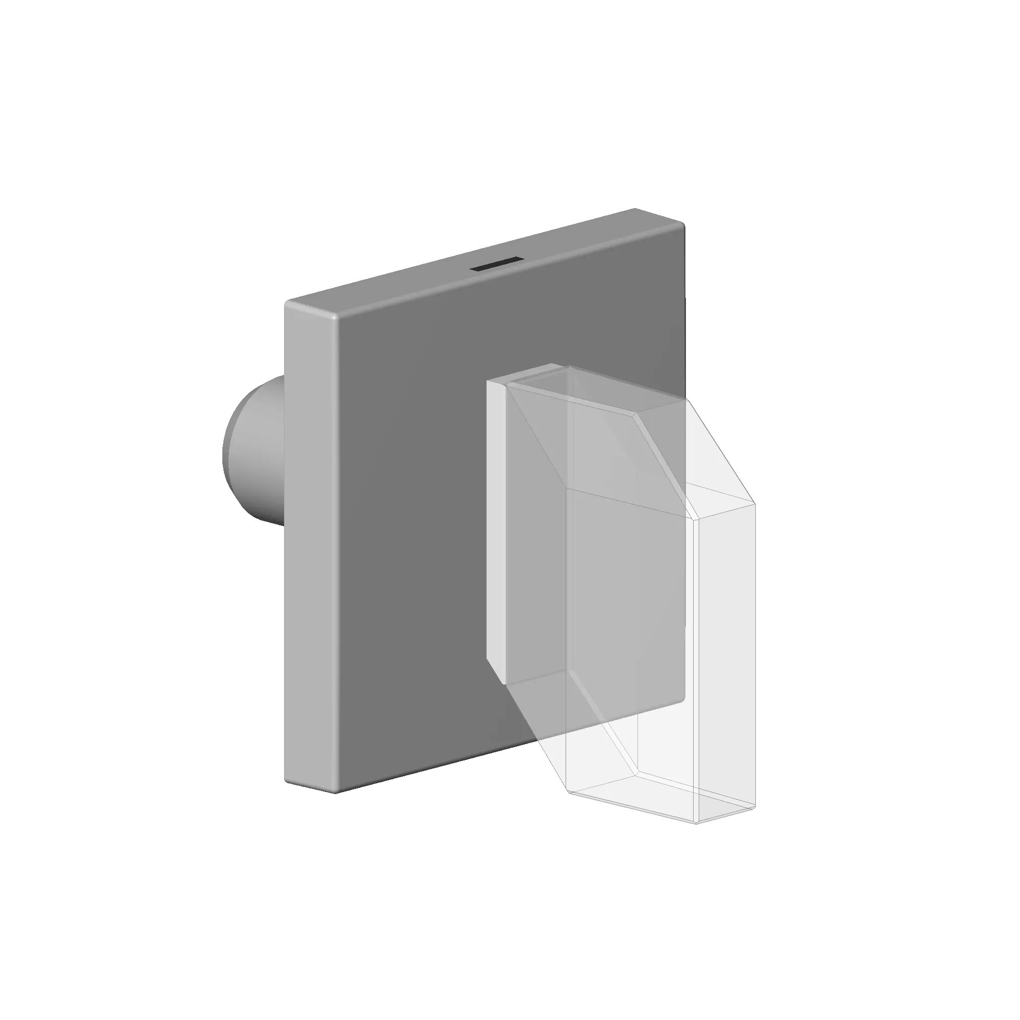 Dornbracht 90207006293 Handle (Hot) For Bathtub Rectangular, Transparent