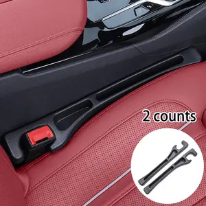 Car Seat-Gap Filler, Universal PU Leather Car Seat-Gap Storage Box with 2 Luggage Tools, Suitable for Car SUV Truck, Car Console Organizer,Car Essentials