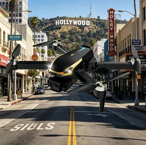 M8 Pro 2026 Aerial Drone, Equipped with 4K UHD EIS Camera, GPS Positioning, 5G WiFi FPV, Brushless Motors, Optical Flow Hover, Intelligent Obstacle Avoidance, Auto Return, 360° Stunt Roll, 2 Batteries Included