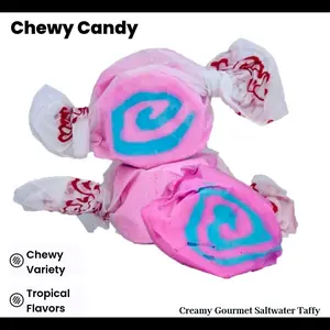 Taffy Town chewy variety flavored taffy Snacks watermelon, strawberry, cotton candy tropical fruit flavored Candies