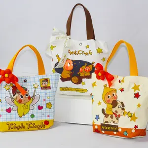 Children's Day canvas bags are in stock, canvas bags with cartoon patterns for students and kindergartens, birthday gift bags