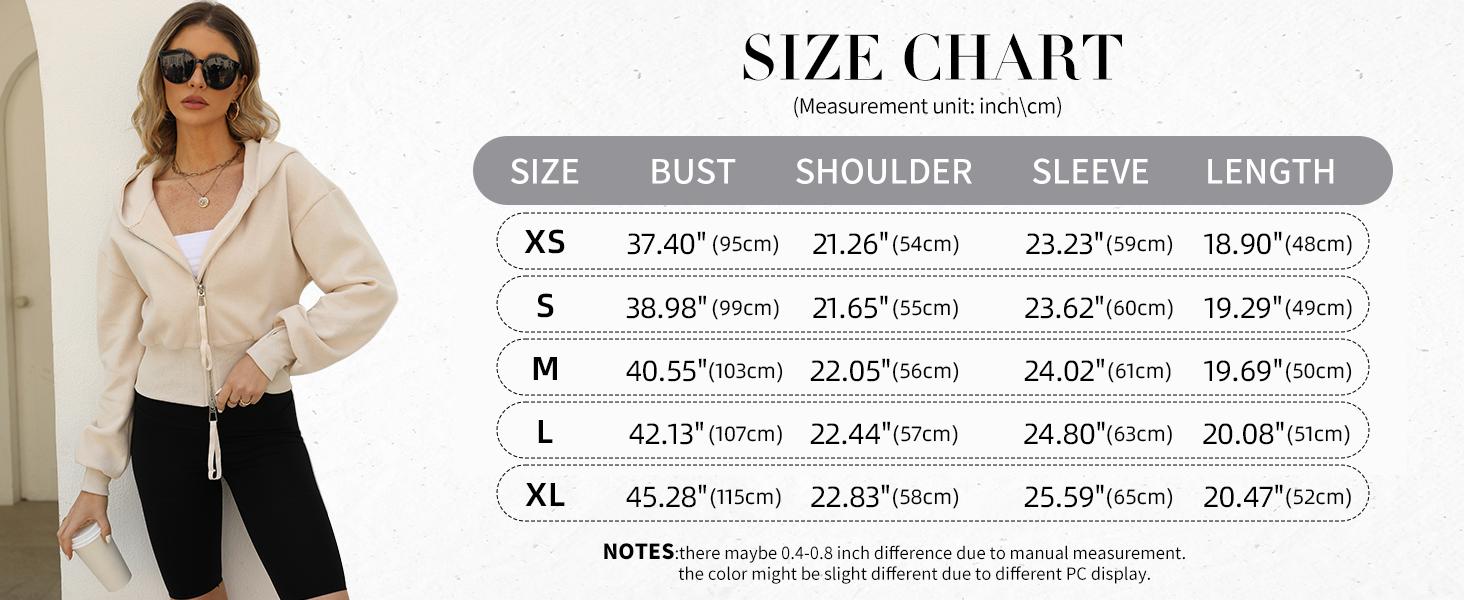Arssm Cropped Hoodie Double Zipper Workout Jacket With Thumb Holes | Women's Stylish Athletic Crop Top Fabric Womenswear Ziphoodies