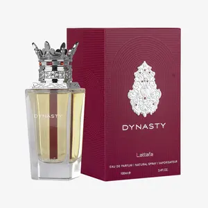 Lattafa Dynasty Eau de Parfum Spray for Unisex 3.4 Oz Perfume Fragrance Fresh Spicy Woody Tea
