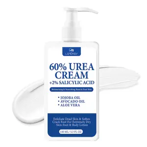 60% Urea + 2% Salicylic Acid Foot Cream - Intensive Repair for Dry Cracked Feet Hands Elbows, Deep Hydrating Nourishing Cream for All Genders