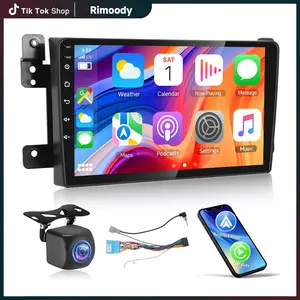 2G+64G Android Car Stereo for Suzuki Grand Vitara 2005-2015, 9 Inch IPS Touchscreen Car Radio with Wireless Carplay, Android Auto, Equalizer, WiFi, GPS Navigation, FM RDS + AHD Rear View Cam