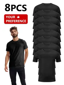 Men's Breathable Mesh Sports T-Shirt Set, Quick Dry Moisture-Wicking Unisex Gym Shirt, Ideal Gift for Fitness Lovers, All Seasons Wear, Active T Shirts