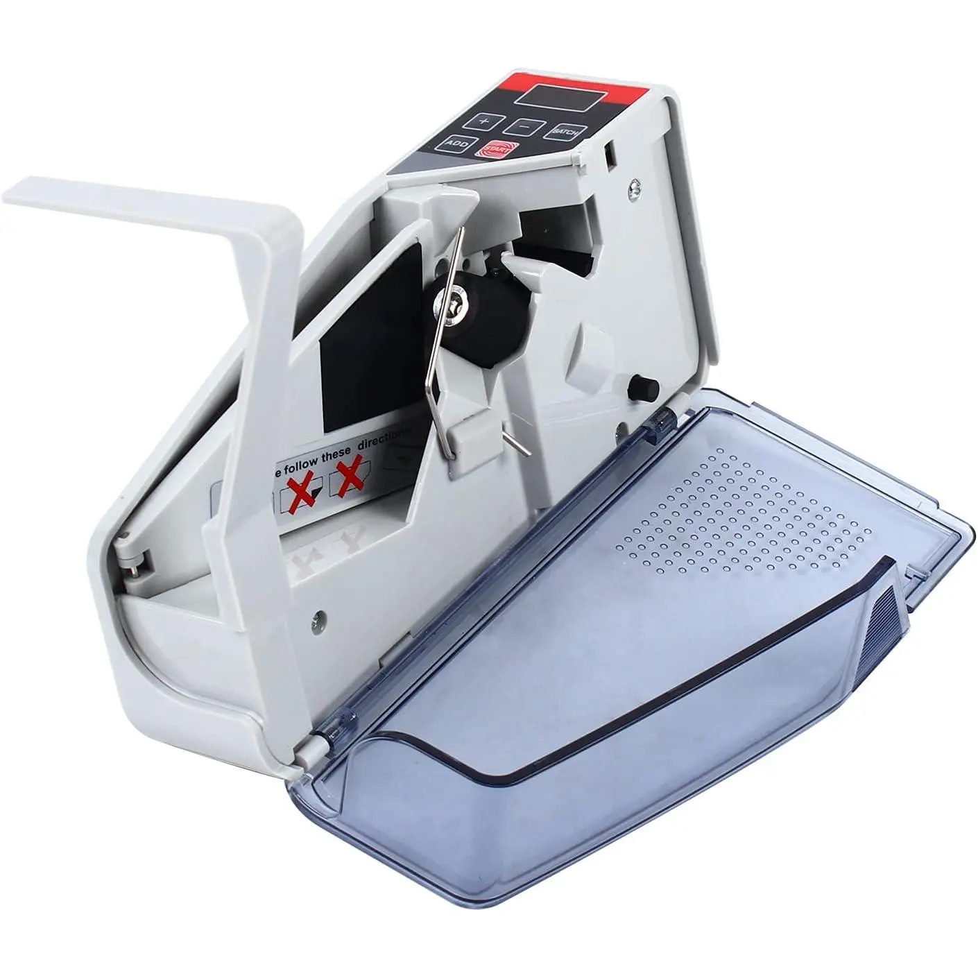 New Portable Bill Cash Money Counter Machine - Mini Global Bills Counter, LED Screen, Batch Function, 600pcs/min Fast and Reliable Counting Capacity, Led Display