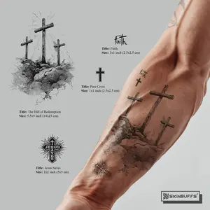 SkinBuffs Long Lasting Temporary Tattoo for Last Minute Gift Ideas Unique Design Perfect for Quick Style