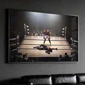 Muhammad Ali Boxing Poster – Motivational Wall Art, Gym Decor, Product without frame