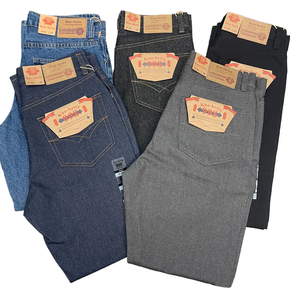 Kno Betta Men's Regular Fit Straight Leg Jeans Work Pants Kno Betta Men's Regular Fit Straight Leg Jeans Work Pants