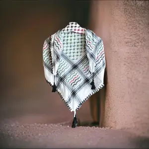 Palestinian colors Palestinian Style Cotton Keffiyeh