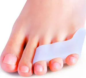 Triple Gel Silicone Pinky Protectors 10-Pack - Nail Care Tool for Overlapping Toes Pain Relief, Manicure & Pedicure Beauty & Personal Care Accessory