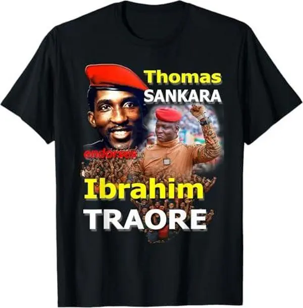 Ibrahim TRAORE endorses Thomas SANKARA T-Shirt