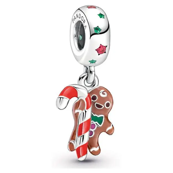Pandora Gingerbread Man Dangle Charm 799637C01